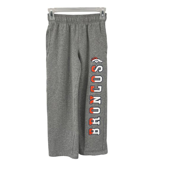 NFL Team Apparel Other - NFL Team Apparel Youth Denver Broncos Sweatpants Gray Size Small (8) Used